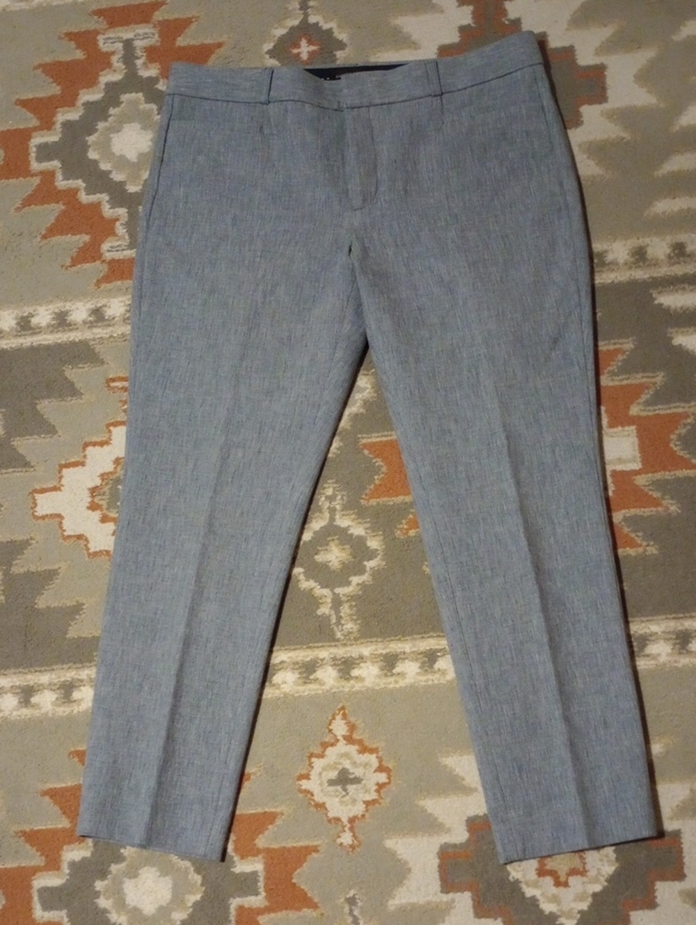 Banana Republic Light Blue Gray Sloan Ankle Dress Pants